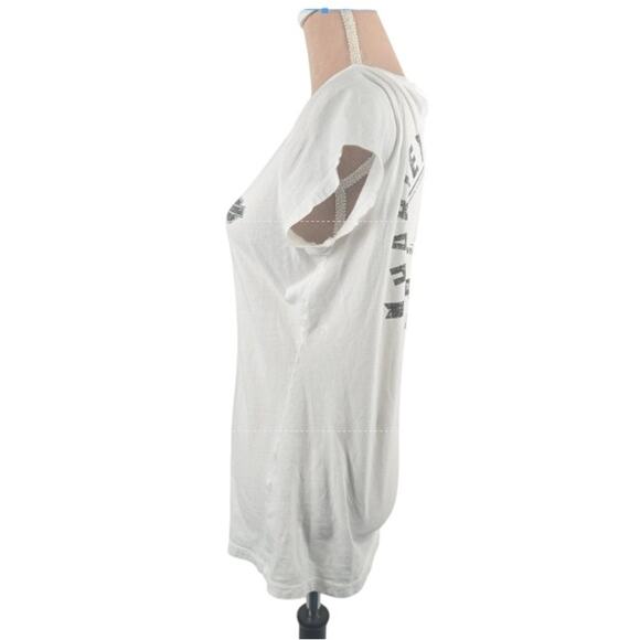 Harley Davidson Women's Tee Wounded Warrior White Size Large - Picture 2 of 9